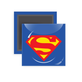 Superman, Μαγνητάκι ψυγείου τετράγωνο διάστασης 5x5cm