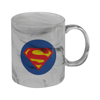 Superman, Mug ceramic marble style, 330ml