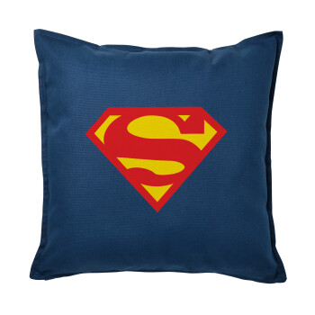 Superman, Sofa cushion Blue 50x50cm includes filling
