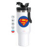 Mega Stainless steel Tumbler with lid, double wall 1,2L