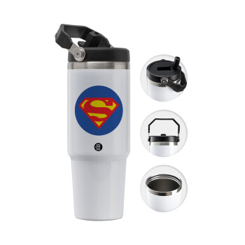 Superman, Θερμός Ανοξείδωτο 30oz με χερούλι