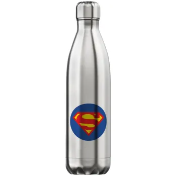Superman, Inox (Stainless steel) hot metal mug, double wall, 750ml