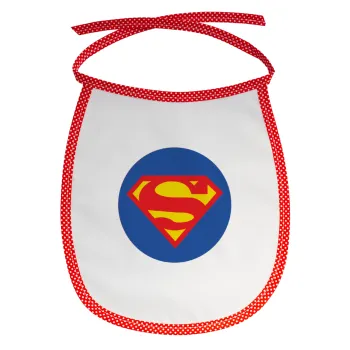 Superman, Σαλιάρα μωρού αλέκιαστη με κορδόνι Κόκκινη
