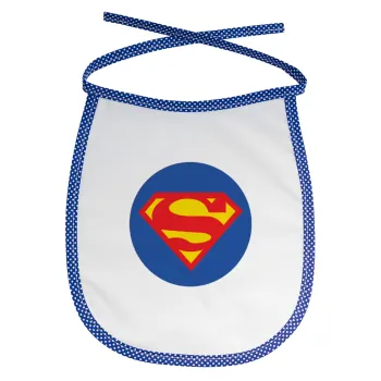 Superman, Σαλιάρα μωρού αλέκιαστη με κορδόνι Μπλε