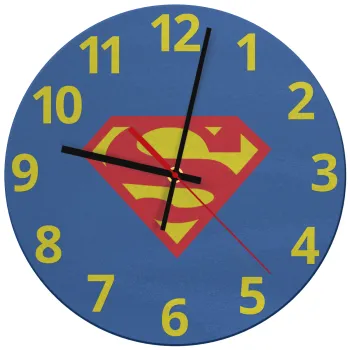 Superman, Ρολόι τοίχου γυάλινο (30cm)
