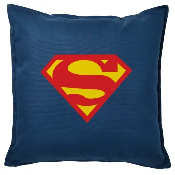 Superman, Sofa cushion Blue 50x50cm includes filling