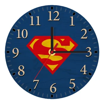 Superman, Ρολόι τοίχου ξύλινο plywood (20cm)