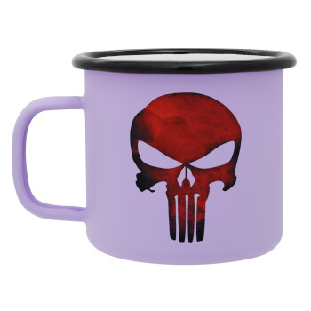 Red skull, Κούπα Μεταλλική εμαγιέ ΜΑΤ Light Pastel Purple 360ml