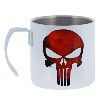Red skull, Mug Stainless steel double wall 400ml