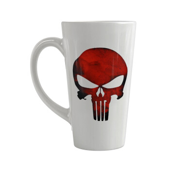 Red skull, Κούπα κωνική Latte Μεγάλη, κεραμική, 450ml