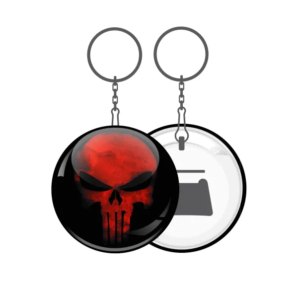 Red skull — Μεταλλικό Ανοιχτήρι (5cm)