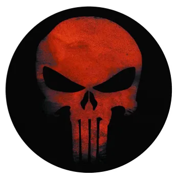 Red skull, Επιφάνεια κοπής γυάλινη στρογγυλή (30cm)