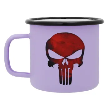 Red skull, Κούπα Μεταλλική εμαγιέ ΜΑΤ Light Pastel Purple 360ml