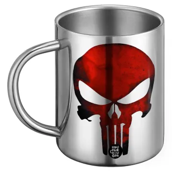 Red skull, Ανοξείδωτη Μεταλλική Κούπα 450ml - Διπλού Τοιχώματος