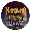 Manowar Fighting the world, Επιφάνεια κοπής γυάλινη στρογγυλή (30cm)