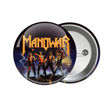 Manowar Fighting the world, Κονκάρδα παραμάνα 7.5cm