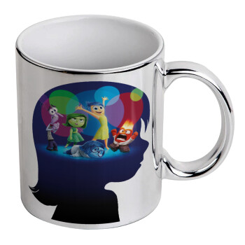 Τα Μυαλά που Κουβαλάς, Mug ceramic, silver mirror, 330ml