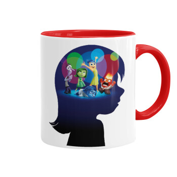Τα Μυαλά που Κουβαλάς, Mug colored red, ceramic, 330ml