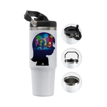 Τα Μυαλά που Κουβαλάς, 30oz stainless Steel Tumbler with Handle