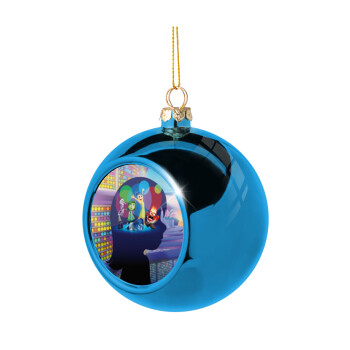 Τα Μυαλά που Κουβαλάς, Blue Christmas tree ball ornament 8cm