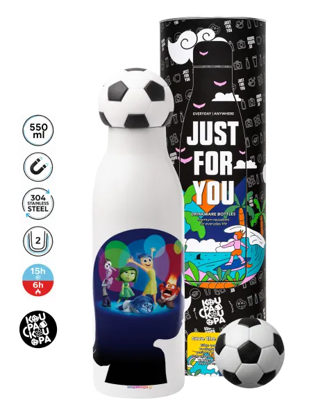 Τα Μυαλά που Κουβαλάς — Soccer Metal mug thermos, double wall, 550ml