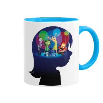 Τα Μυαλά που Κουβαλάς, Mug colored light blue, ceramic, 330ml