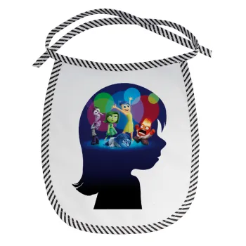 Τα Μυαλά που Κουβαλάς, Σαλιάρα μωρού αλέκιαστη με κορδόνι Μαύρη