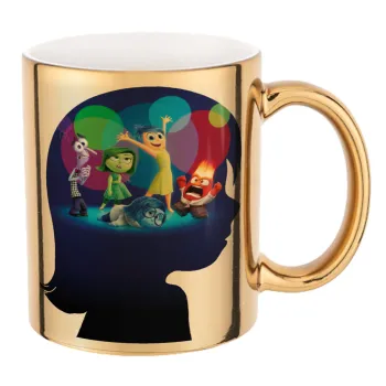 Τα Μυαλά που Κουβαλάς, Mug ceramic, gold mirror, 330ml