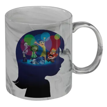 Τα Μυαλά που Κουβαλάς, Mug ceramic marble style, 330ml