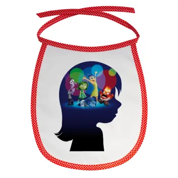 Τα Μυαλά που Κουβαλάς, Σαλιάρα μωρού αλέκιαστη με κορδόνι Κόκκινη