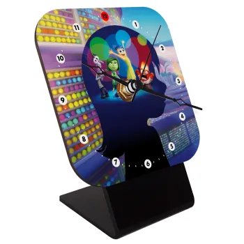 Τα Μυαλά που Κουβαλάς, Quartz Wooden table clock with hands (10cm)