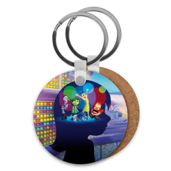 Τα Μυαλά που Κουβαλάς, Μπρελόκ Ξύλινο στρογγυλό MDF Φ5cm