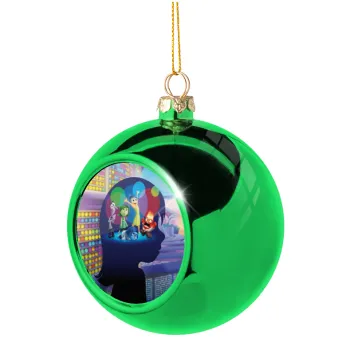 Τα Μυαλά που Κουβαλάς, Green Christmas tree ornament ball 8cm