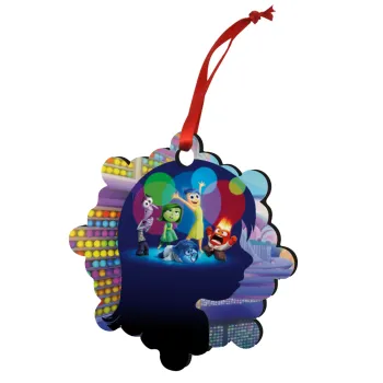 Τα Μυαλά που Κουβαλάς, Στολίδι Χριστουγεννιάτικο στολίδι snowflake ξύλινο 7.5cm