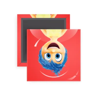 joy, Μαγνητάκι ψυγείου τετράγωνο διάστασης 5x5cm