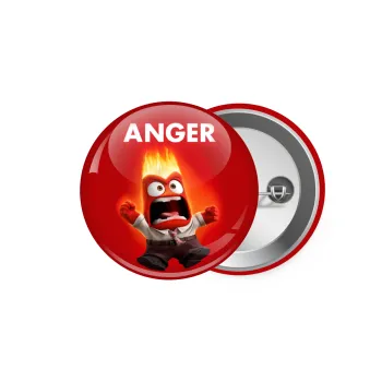Anger, Θυμός, Κονκάρδα παραμάνα 5.9cm