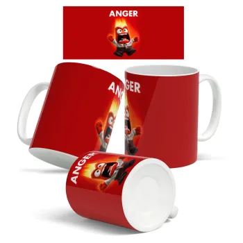 Anger, Ceramic coffee mug, 330ml
