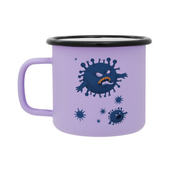 monster virus, Κούπα Μεταλλική εμαγιέ ΜΑΤ Light Pastel Purple 360ml
