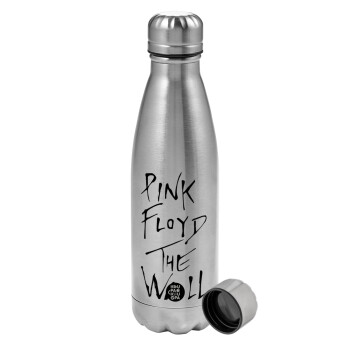 Pink Floyd, The Wall, Metallic water bottle, stainless steel, 750ml