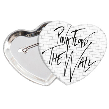 Pink Floyd, The Wall, Κονκάρδα παραμάνα καρδιά (57x52mm)