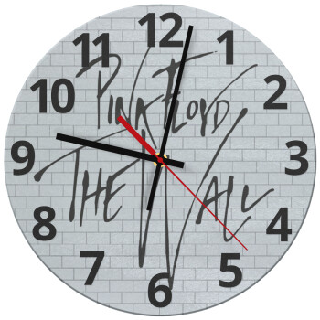 Pink Floyd, The Wall, Ρολόι τοίχου γυάλινο (30cm)