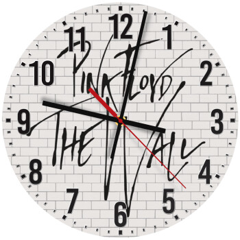 Pink Floyd, The Wall, Ρολόι τοίχου ξύλινο (30cm)