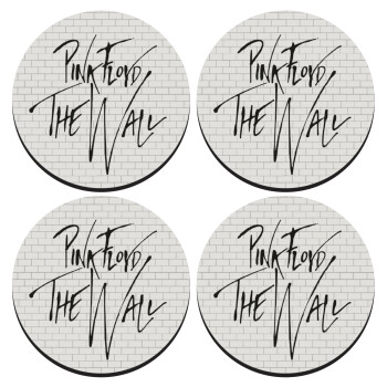 Pink Floyd, The Wall, SET of 4 round wooden coasters (9cm)