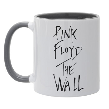 Pink Floyd, The Wall, Κούπα χρωματιστή γκρι, κεραμική, 330ml