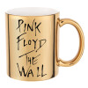 Pink Floyd, The Wall, Κούπα κεραμική, χρυσή καθρέπτης, 330ml