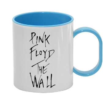 Pink Floyd, The Wall, Κούπα (πλαστική) (BPA-FREE) Polymer Μπλε για παιδιά, 330ml