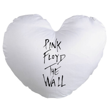 Pink Floyd, The Wall, Μαξιλάρι καναπέ καρδιά 40x40cm περιέχεται το  γέμισμα