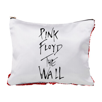 Pink Floyd, The Wall, Τσαντάκι νεσεσέρ με πούλιες (Sequin) Κόκκινο