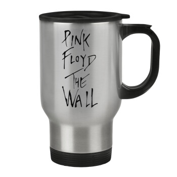 Pink Floyd, The Wall, Κούπα ταξιδιού ανοξείδωτη με καπάκι, διπλού τοιχώματος (θερμό) 450ml