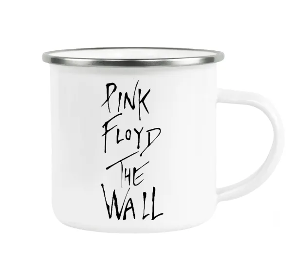 Pink Floyd — Metallic enamel cup white 360ml